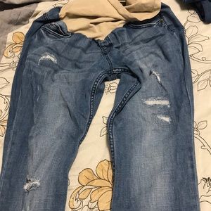 Maternity crop pants from motherhood maternity